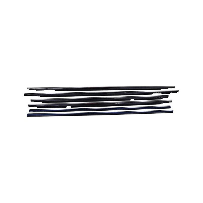 6 Pcs Door Belt Molding 75660-60020 75670-60020 for Toyota Land Cruiser Lexus LX450 1990-1999 - KUDUPARTS