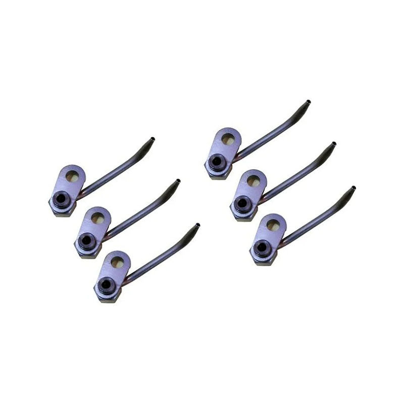 Lot de 6 buses de refroidissement de piston 6218-21-1910 pour moteur Komatsu SA6D140E-3 SAA6D140E-3 SDA6D140E-3, chargeuse sur pneus WA500-3H, camion-benne HM350-1L