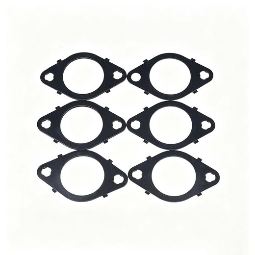 6 Pieces Mainfold Gasket 3937479 3943191 for Cummins Engine 6B5.9 ISC ISL9 QSB3.3 QSB4.5 Hyundai 180D-7E HL770-7 HL770-9 R320LC-7A R360LC-7