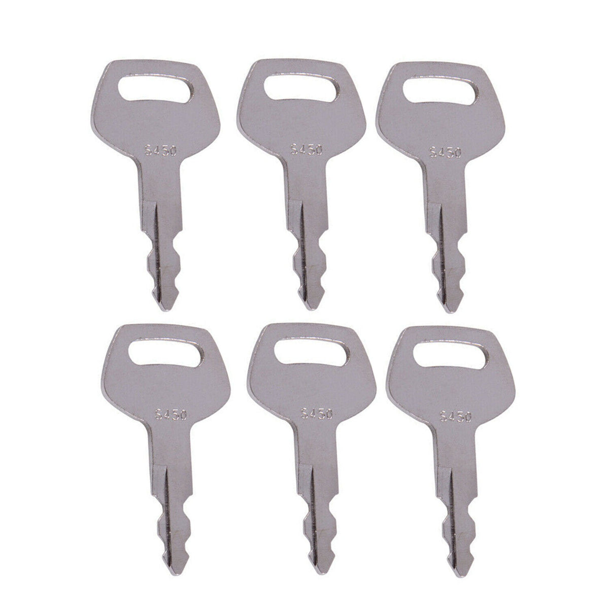 6X Heavy Equipment Ignition Keys S450 For Case Linkbelt JCB Sumitomo Excavator Ship to US - KUDUPARTS