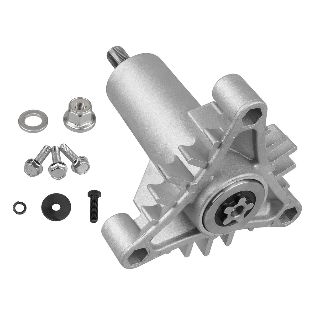2 Pieces Spindle Mandrel Assembly 130794 532130794 539110158 for Poulan Electrolux AYP Husqvarna Jonsered Craftsman Ryobi Lawn Tractor - KUDUPARTS