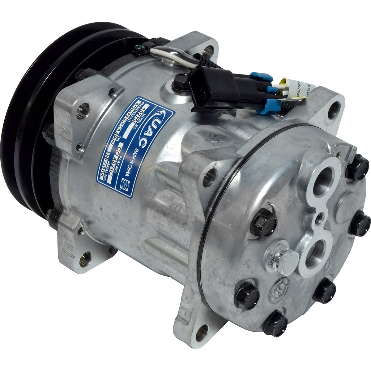 SD7H15 A/C Compressor 1990760C2 for CASE Wheel Loader 921C - KUDUPARTS