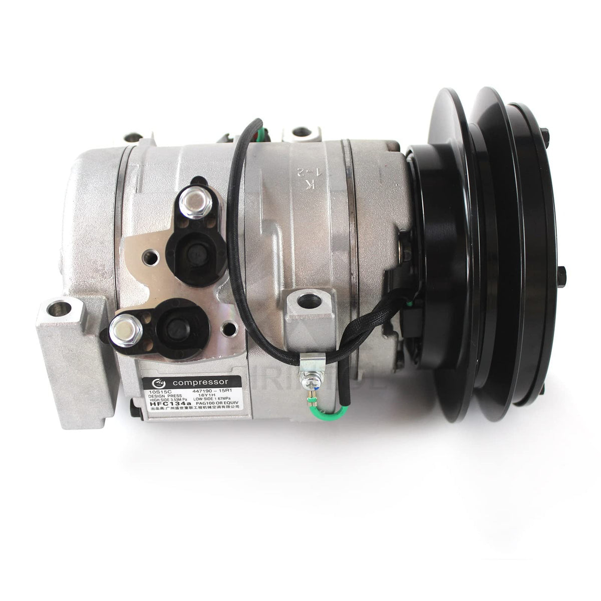 10S15C A/C Compressor 20Y-810-1260 for Komatsu Excavator PC220-8 PC270-8 PC290 PC300-8 PC350-8 PC400-8 - KUDUPARTS