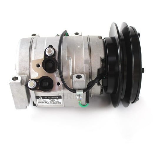 10S15C A/C Compressor 20Y-810-1260 for Komatsu Excavator PC220-8 PC270-8 PC290 PC300-8 PC350-8 PC400-8 - KUDUPARTS