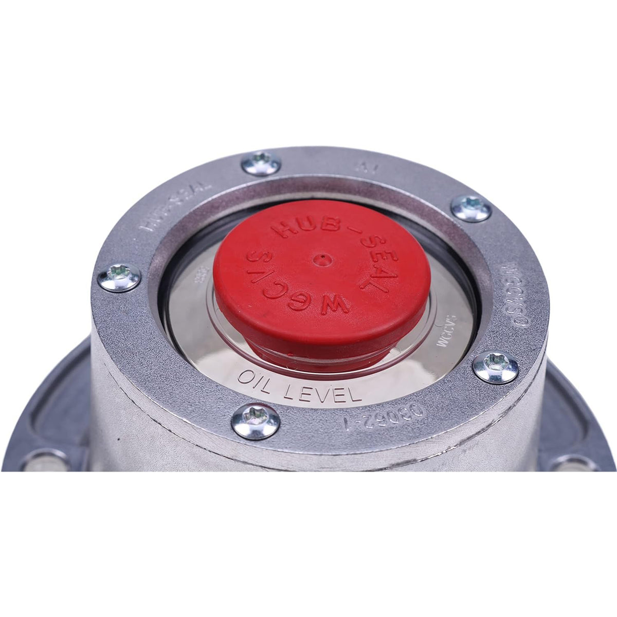 4 PCS Torque Steer Cast Aluminum Hub Cap w/ Side Fill Plug 343-4024 Replace Stemco - KUDUPARTS