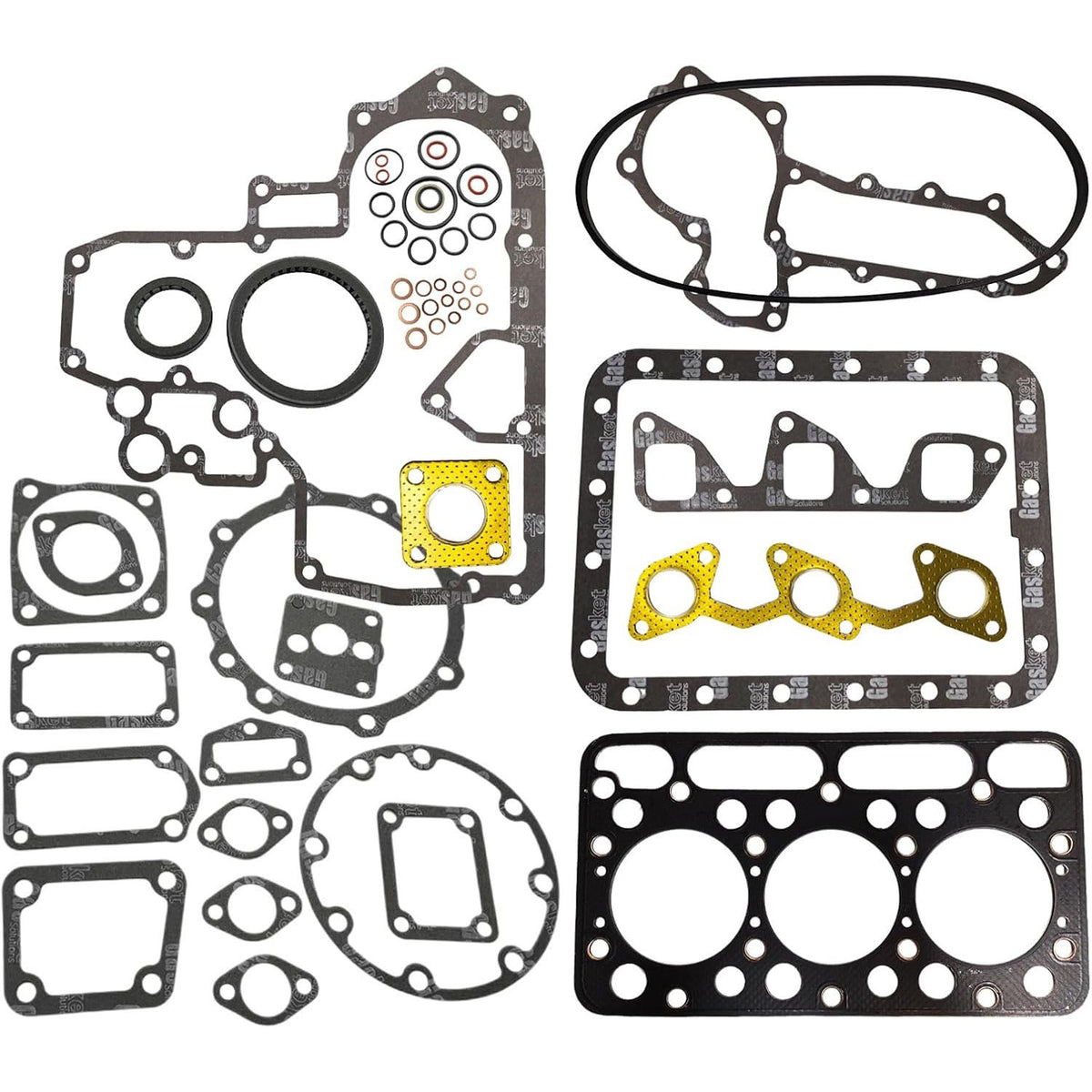 Overhaul Rebuild Kit for Kubota Engine D1462 Bobcat Excavator 328C 325C - KUDUPARTS