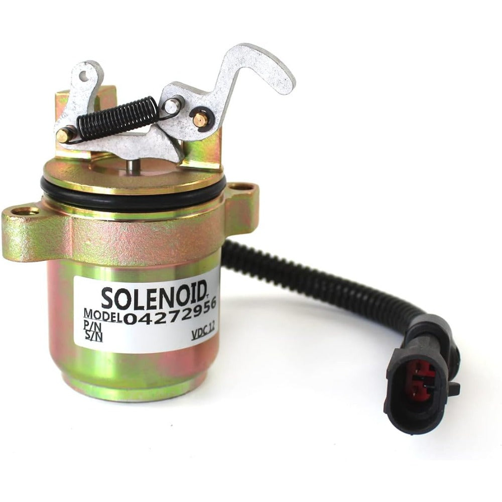 12V Stop Solenoid 04272956 for Deutz Engine F2L2011 BF3L2011 F4L1011F F4M1011F F2L1011F BF4M1011F - KUDUPARTS