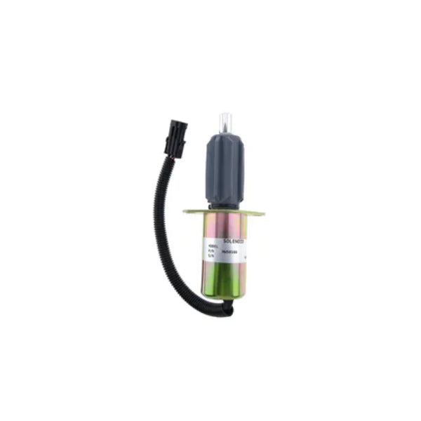 12V Fuel Shutdown Stop Solenoid 3921978 for Cummins Engine 6C8.3 6CT 6CTA 4B3.9 6B5.9 - KUDUPARTS