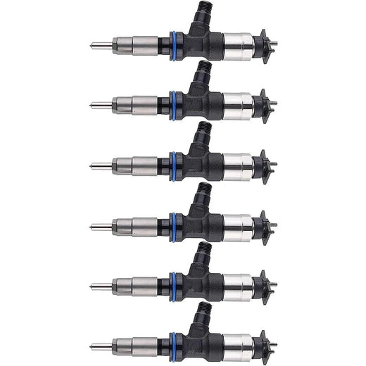 6 Pcs Fuel Injector 370-7281 for Caterpillar CAT Engine C7.1 Excavator 336 - KUDUPARTS