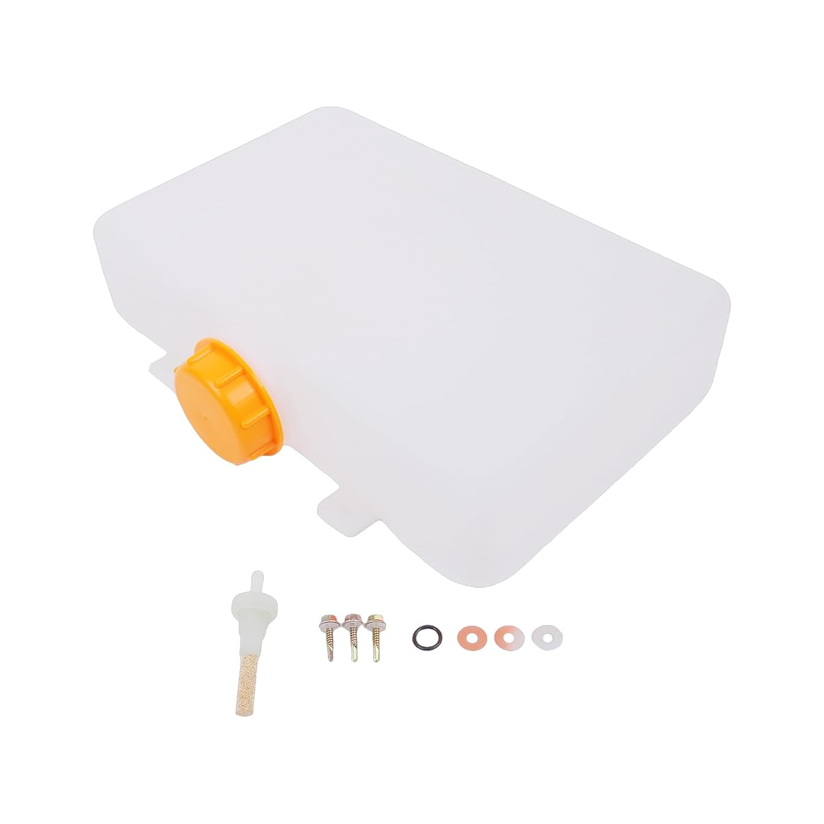 7L Plastic Gas Fuel Storage Water Tank With Screw for Car Truck Van Parking Heater - KUDUPARTS