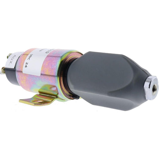Fuel Shutoff Solenoid 1751-12E7U1B1S5A for Cummins Caterpillar CAT Excavator E70B E320 - KUDUPARTS