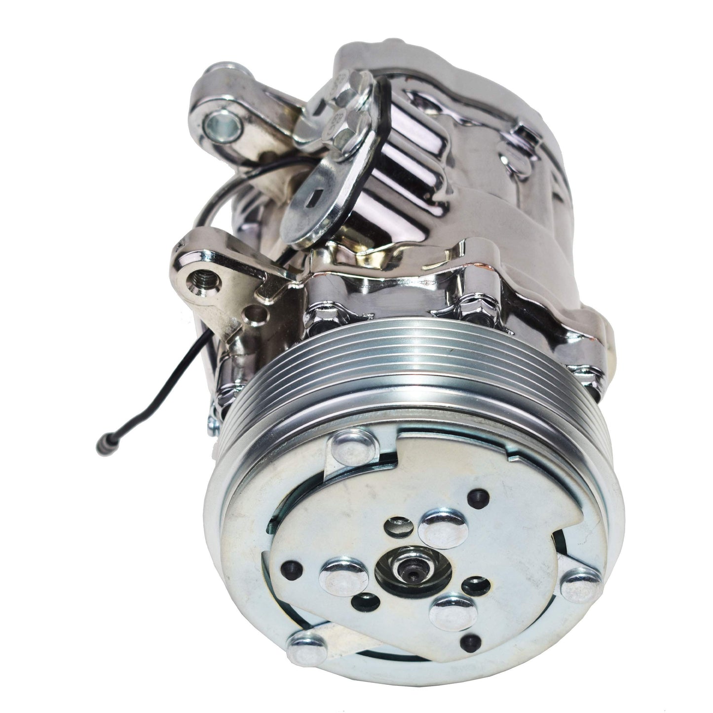 Compresor de aire acondicionado Sanden 8317 7B08 de 1 ranura, 12 V, 115 mm