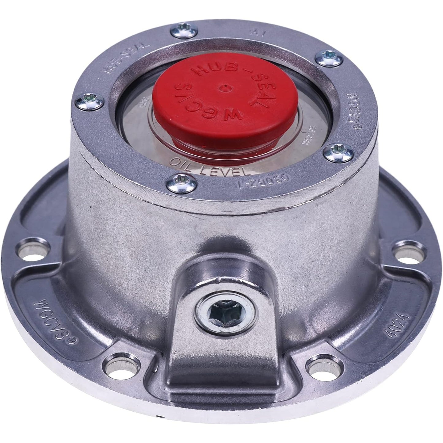 Lot de 4 enjoliveurs de moyeu Torque Steer en aluminium moulé avec bouchon de remplissage latéral 343-4024, remplacement Stemco