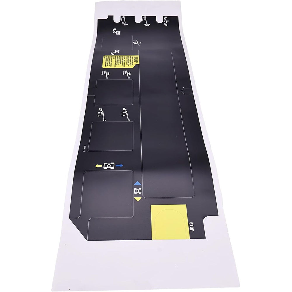 Platform Control Panel Decal 82281GT for Genie Articulated Boom Lift Z-80/60 - KUDUPARTS