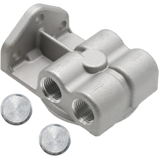 Fuel Filter Remote Mounting Base for Caterpillar CAT 1R-0750 1R-0749 1R-1712 NAPA 4770 WIX 24770 - KUDUPARTS