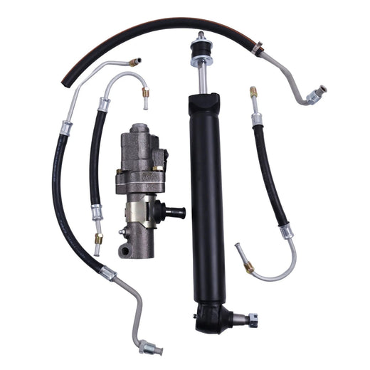 Power Steering Valve Cylinder & Hose Kit 1509003 1505001 1502007 for Chevrolet Corvette Base 5.3L 5.7L 7.0L 7.4L 1963-1979 - KUDUPARTS