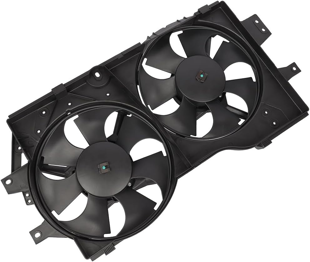 620140 Radiator Fan Compatible 2000 for Chrysler Grand Voyager 1996-2000 for Chrysler Town & Country 2000 for Chrysler Voyager, Cooling Fans
