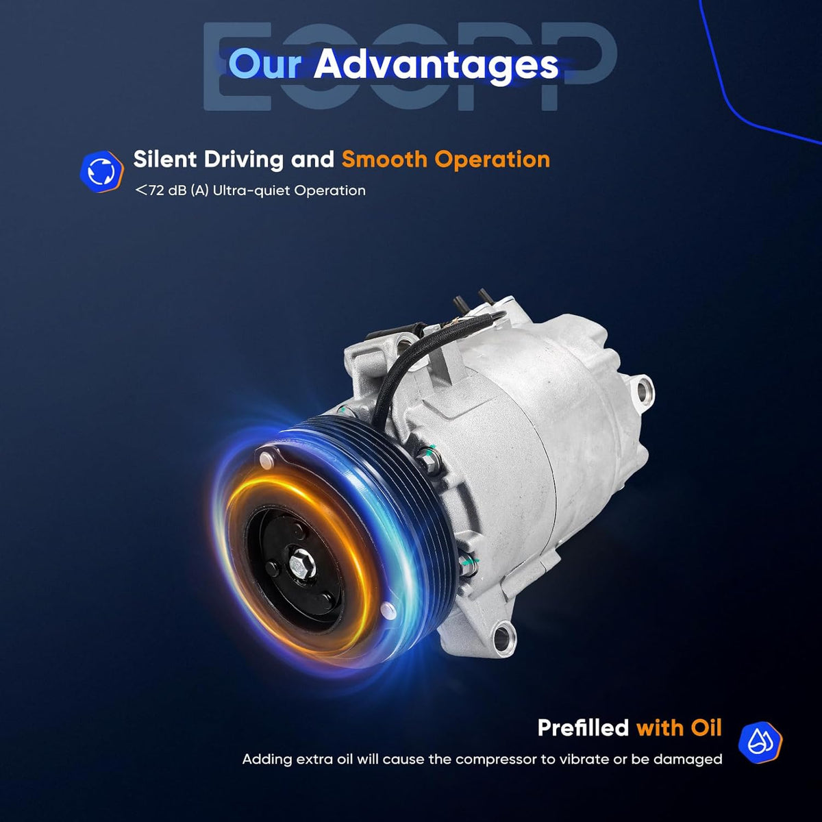 A/C Compressor with Clutch for BMW Z4 2.5L/3.0L (2003-2005) – Rapid Cooling - KUDUPARTS