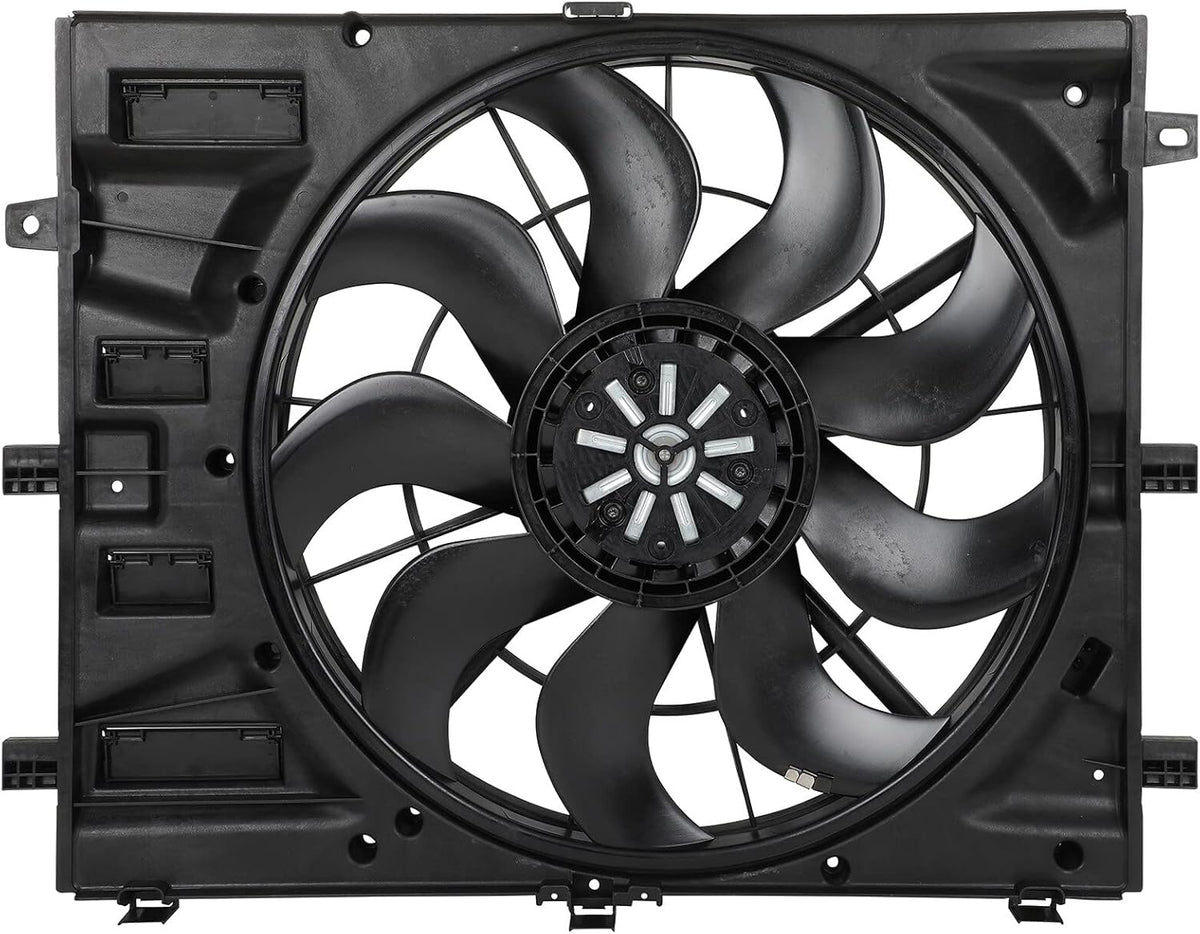 Radiator Cooling Fan Assembly Compatible with 2018-2019 Chevy Equinox & GMC Terrain - KUDUPARTS