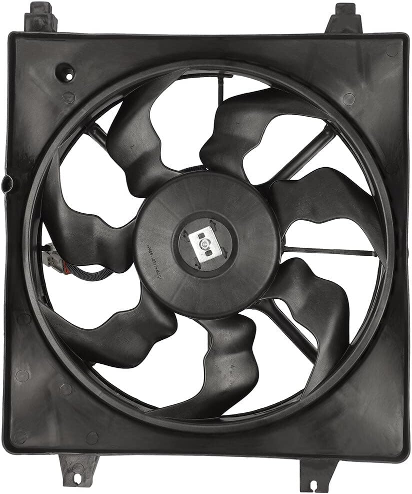 Radiator Cooling Fan Compatible with 2007-2009 Hyundai Santa Fe 601000 620-703 674-50287 - KUDUPARTS