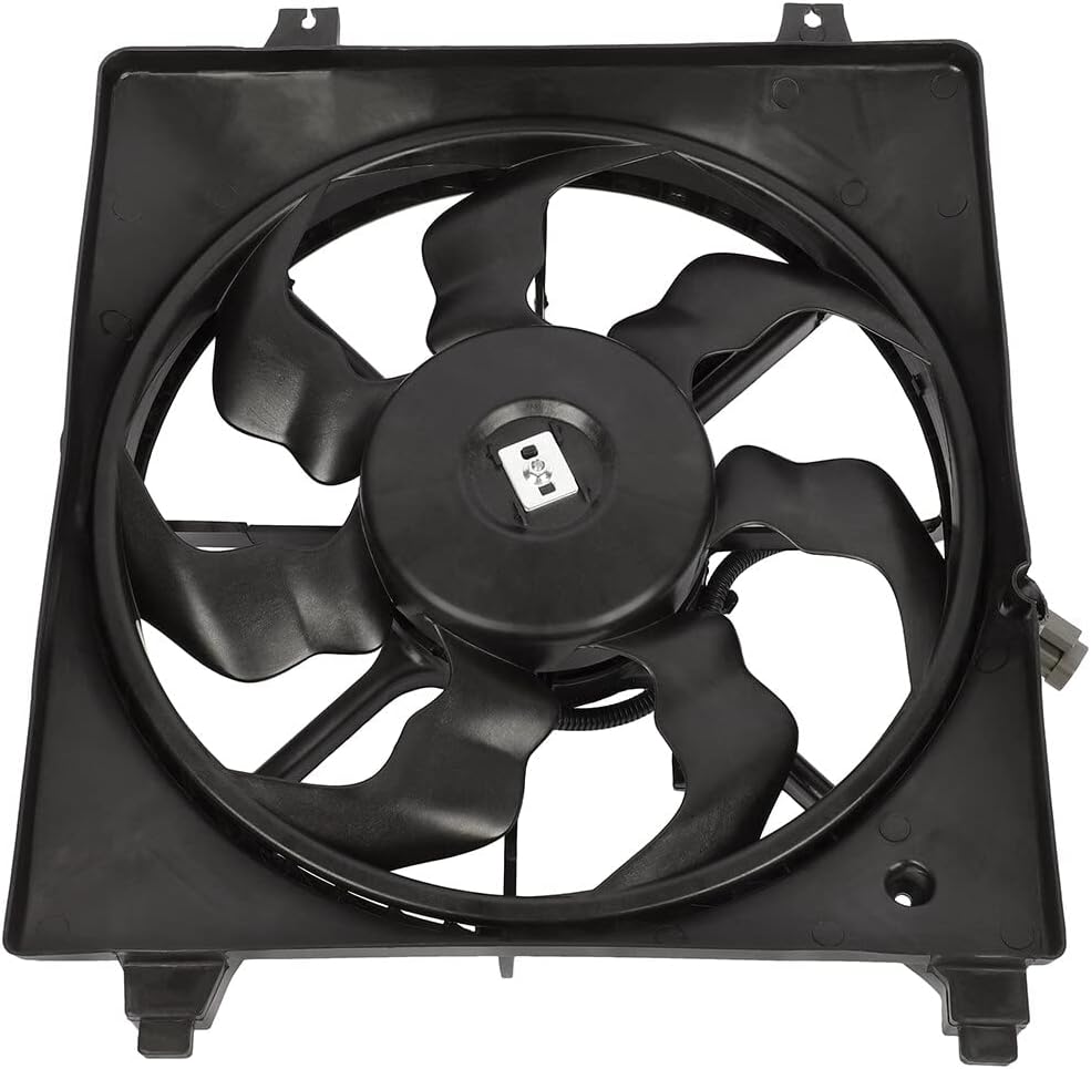 Radiator Cooling Fan Compatible with 2007-2009 Hyundai Santa Fe 601000 620-703 674-50287 - KUDUPARTS