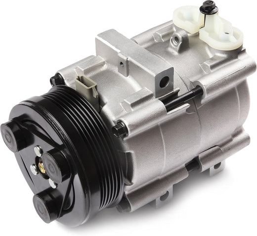 AC Compressor with Clutch 1994-2007 Fit for Ford for F-150 for F-250 for F-350 for F450 for F550 for Ford Mustang for Mercury Cougar 4.6L 5.4L 6.8L AC Compressor 6 Grooves FS10 - KUDUPARTS