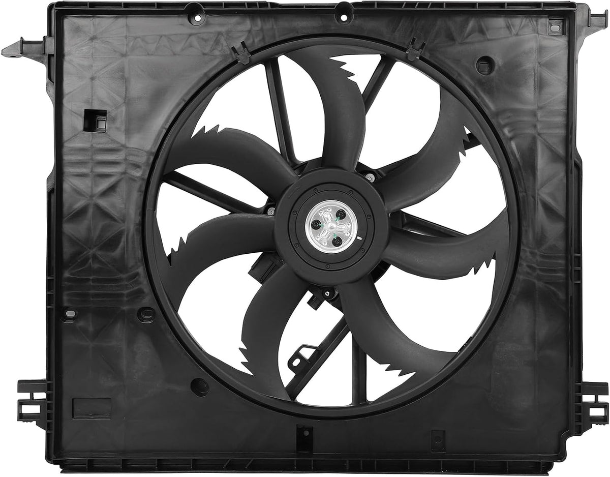 Radiator Cooling Fan Assembly Compatible with 2020-2022 Toyota Highlander Hybrid (LE, Limited, Platinum, XLE) - Engine Cooling Fan Replacement 624980 - KUDUPARTS