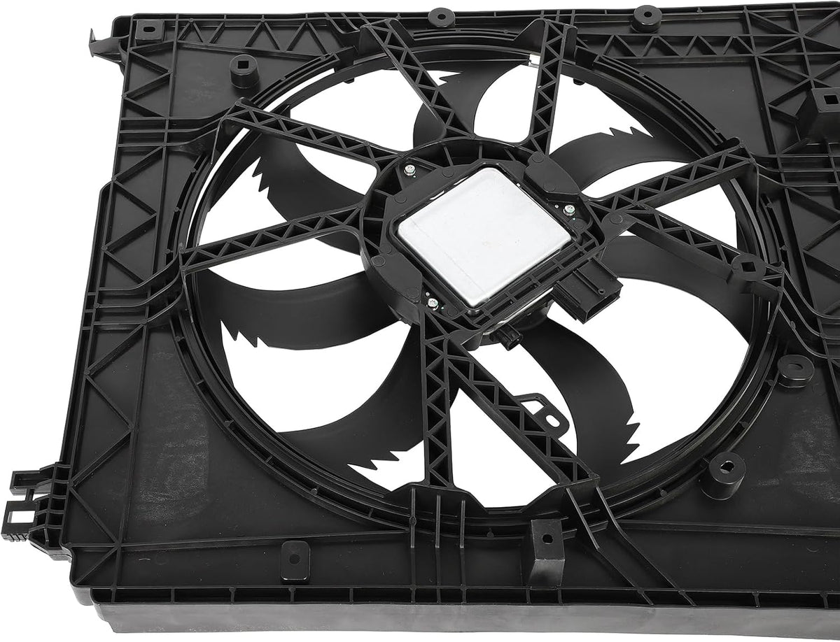 Radiator Cooling Fan Assembly Compatible with 2020-2022 Toyota Highlander Hybrid (LE, Limited, Platinum, XLE) - Engine Cooling Fan Replacement 624980 - KUDUPARTS