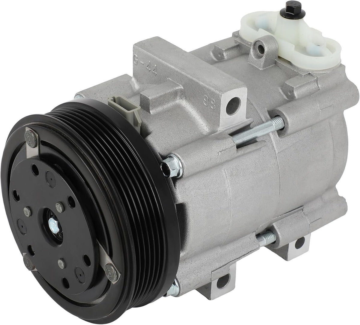 A/C Compressor with Clutch Compatible with Ford Contour 2.5L (1995-2000) & Mazda Tribute 3.0L (2001-2006) - KUDUPARTS