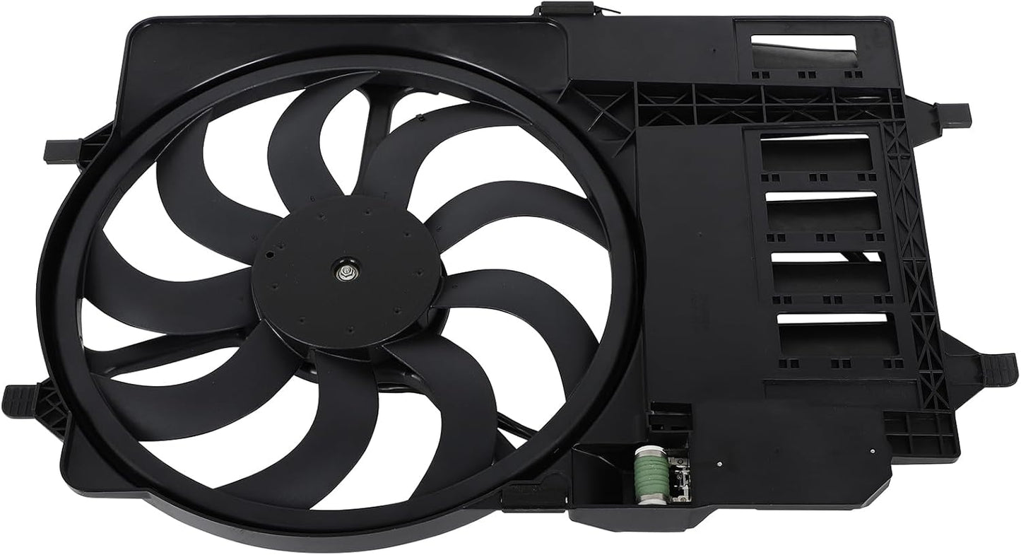 Engine Cooling Fan Assembly Compatible with 2002-2003 Mini Cooper 1.6L (Models 17101475577, 620902, 621980)