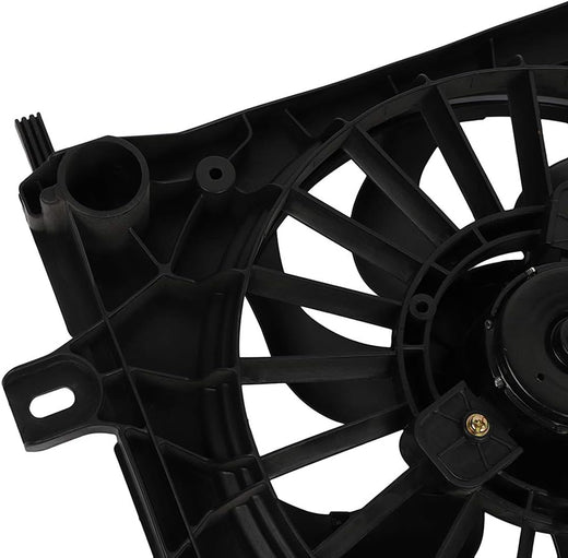 Radiator Cooling Fan Assembly Compatible with 2005-2008 Buick LaCrosse & 2006-2011 Chevrolet Impala – Replaces 621420, 674-00240, GM3115187, 620974, 620973, 621430, 76028, 76022, 1580591 - KUDUPARTS