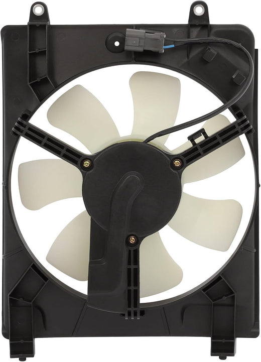 Air Conditioning A/C Condenser Compatible with Honda Civic 2006-2011 – Replaces 611520, 386155LAA01, 38611RMXA51, 386165LAA01, 38615R5AA01 – Cooling Fan Assembly - KUDUPARTS