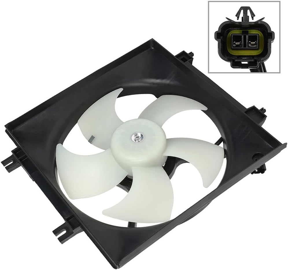 A/C Condenser Cooling Fan Assembly Compatible with 2009-2013 Subaru Forester & 2008-2011 Impreza - KUDUPARTS