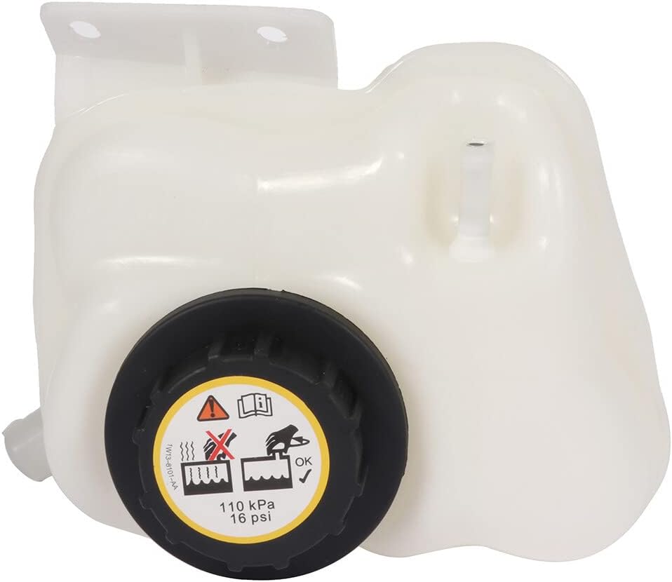 Coolant Radiator Reservoir Tank 21030881, 603-121 - Coolant Overflow Expansion Bottle with Cap and Sensor for Saturn - KUDUPARTS