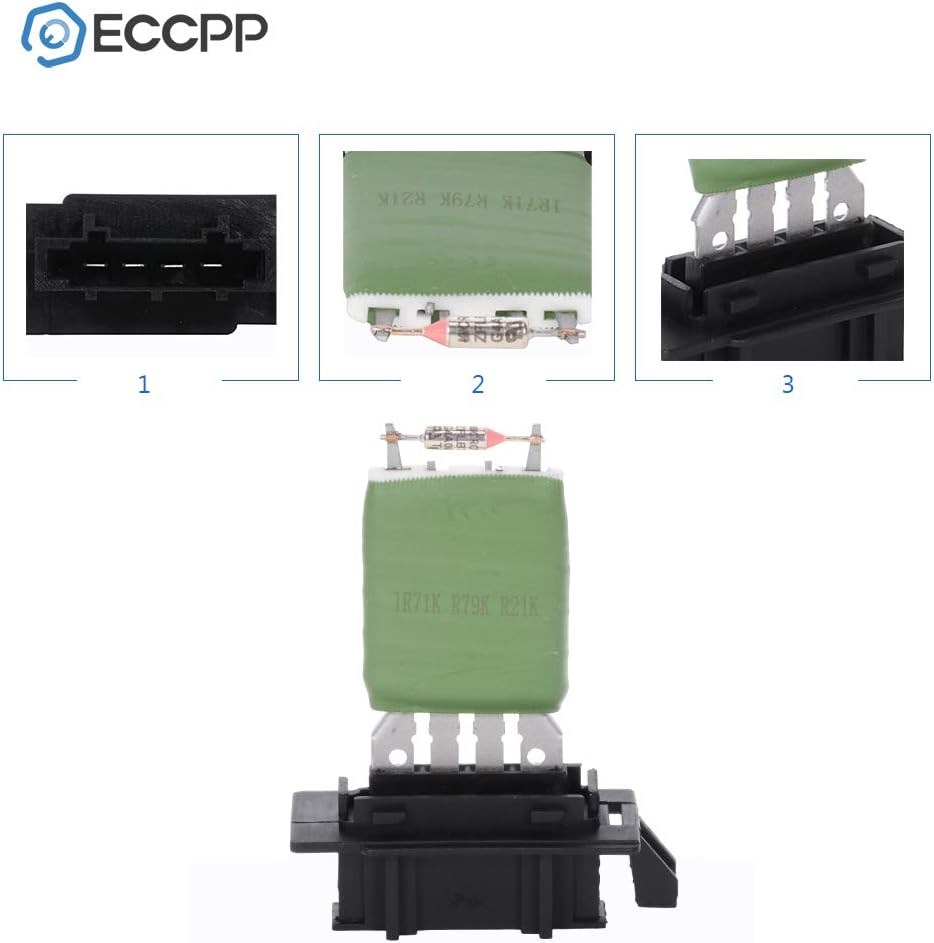 Heater Blower Motor Fan Resistor – AC Replacement Part for 2003–2006 Dodge Sprinter 2500 & 3500, 2004–2006 Mercedes-Benz Sprinter