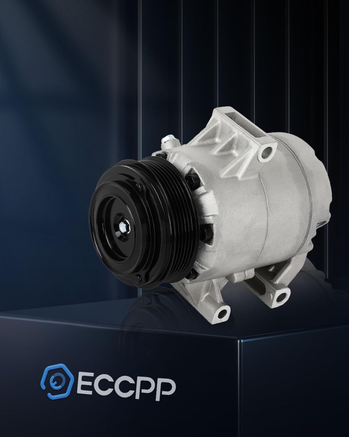 A/C Compressor with Clutch – Fits 2005-2006 Pontiac G6 3.5L & 2004-2006 Chevy Malibu 3.5L – Fast Cooling, 6 Grooves - KUDUPARTS