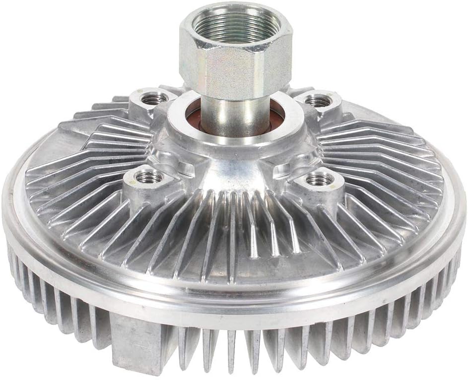 Engine Cooling Fan Clutch Replacement Compatible with 2002-2010 Chevrolet Silverado 1500/2500/3500 HD - KUDUPARTS