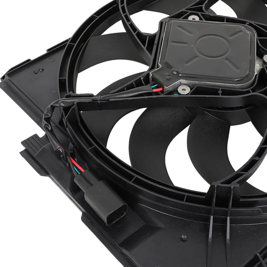 Radiator Cooling Fan Assembly Compatible with 2014-2016 BMW 228i, 2015-2016 228i xDrive, 2014-2018 320i – Replaces 6010278, 17428641963, 17427640508 (300W) - KUDUPARTS