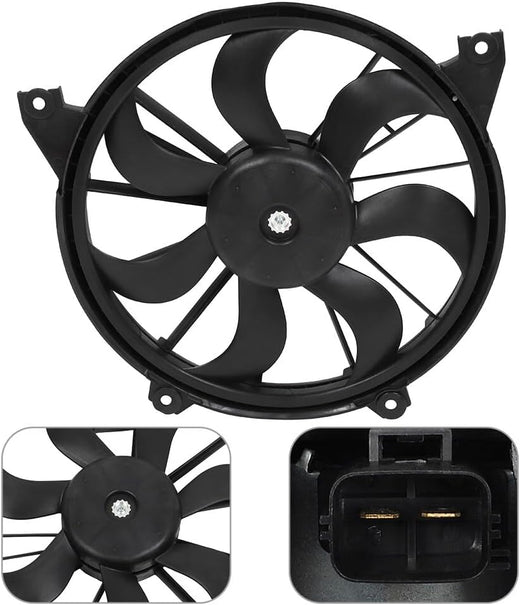 620-393 Cooling Fan & Radiator Assembly Replacement for 2009-2018 Dodge Journey - KUDUPARTS