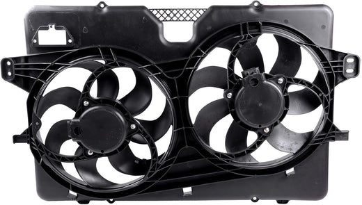 621-038 Cooling Fan + 3675 Condenser Combo for 2008-2012 Ford Escape, 2008-2011 Mazda Tribute & Mercury Mariner - KUDUPARTS