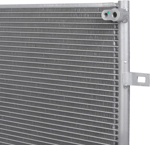 AC Condenser Compatible with 2014-2018 Jeep Cherokee Latitude/Sport/Limited/Trailhawk 4-Door – Radiator Cooling Fan Assembly, Replacement 4361, 52014775AB, CH3030251 - KUDUPARTS