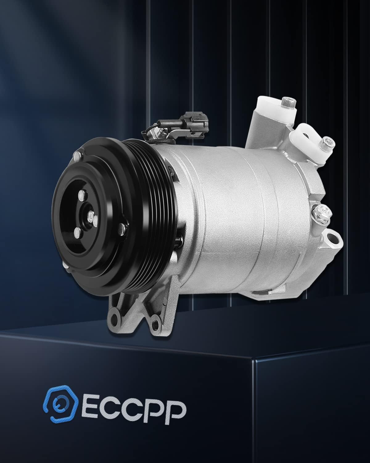 AC Compressor with Clutch | Compatible with Nissan Altima 2002-2006 & Maxima 2004-2008 | 3.5L DKS17D - KUDUPARTS