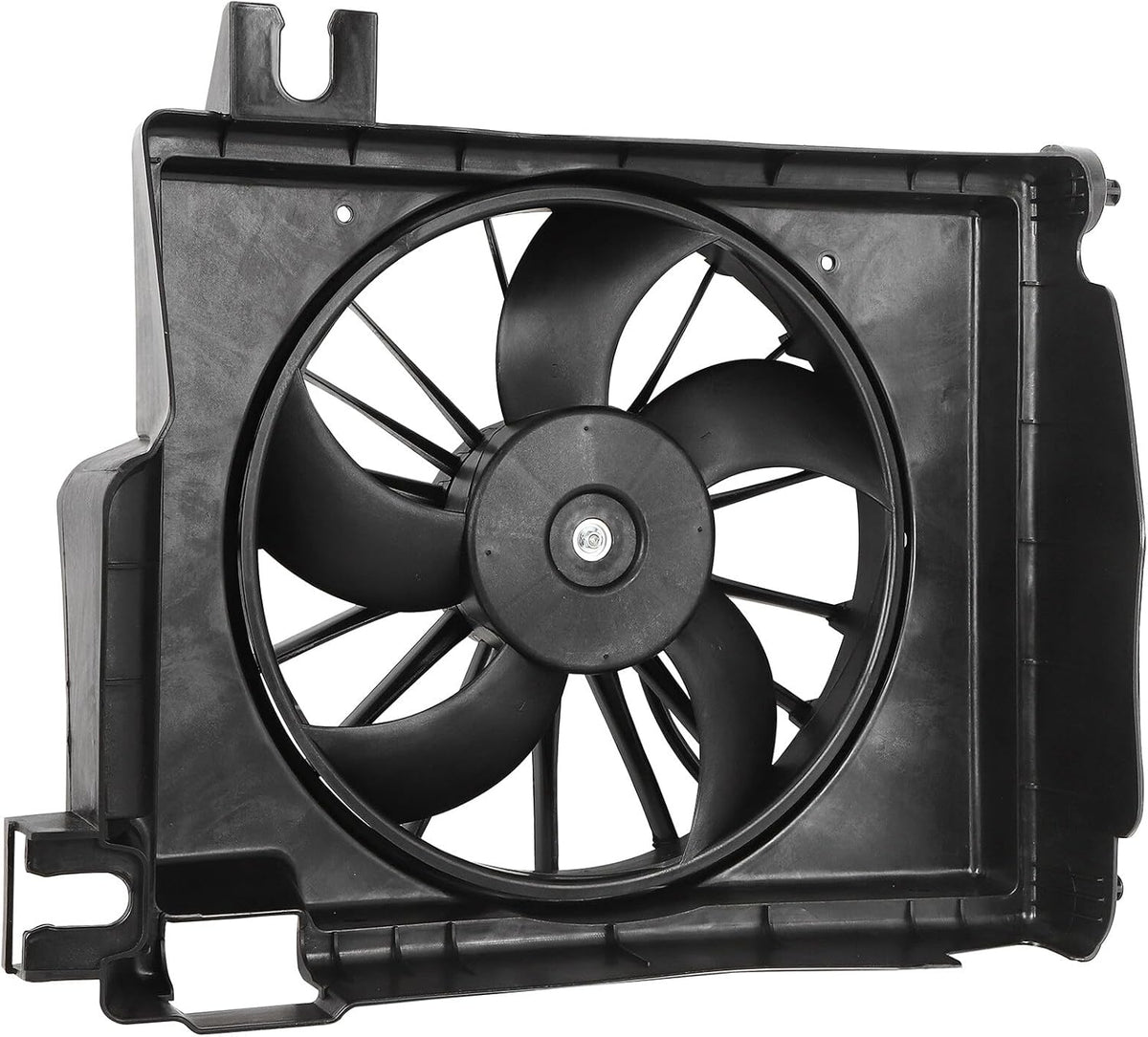 620-035 610730 AC Condenser Fan Compatible with Dodge Ram 1500 2002-2008 (3.7L, 3.9L, 4.7L, 5.7L, 5.9L, 8.3L) - KUDUPARTS