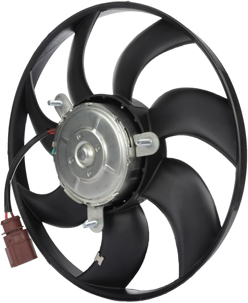 Radiator Cooling Fan Assembly Compatible with 2006-2013 Audi A3, 2009-2015 A3 Quattro, 2005-2010 TT Quattro - Replaces 34155006000, 621460, FA70776, 1K0121205AB, 1K0121205AB9B9 - KUDUPARTS