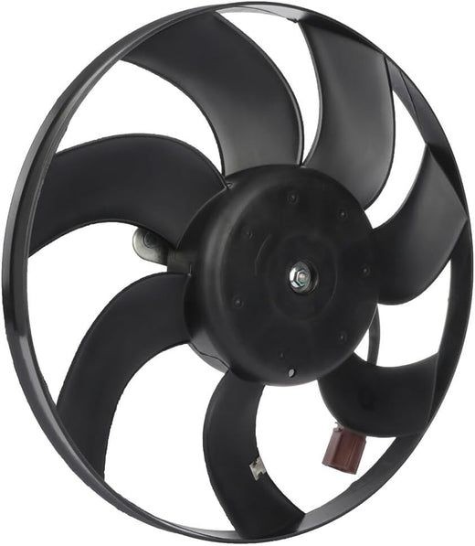Radiator Cooling Fan Assembly Compatible with 2006-2013 Audi A3, 2009-2015 A3 Quattro, 2005-2010 TT Quattro - Replaces 34155006000, 621460, FA70776, 1K0121205AB, 1K0121205AB9B9 - KUDUPARTS