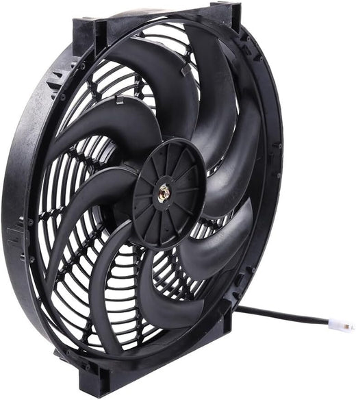 14-Inch Universal Radiator Cooling Fan Assembly – Easy Installation - KUDUPARTS