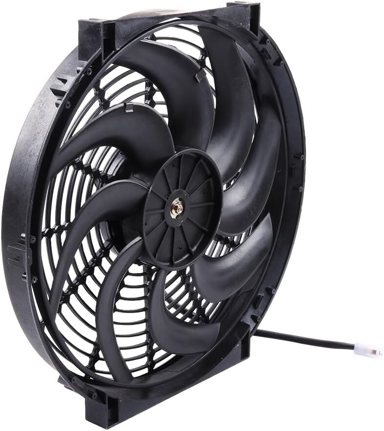 14-Inch Universal Radiator Cooling Fan Assembly – Easy Installation - KUDUPARTS