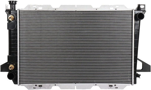 1451 Radiator Compatible with Ford Bronco 5.0L 1986-1994, F-150 3.8L/4.9L/5.0L/5.8L 1985-1996 - KUDUPARTS