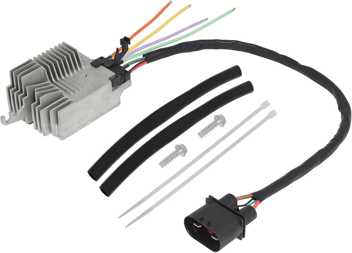 Radiator Cooling Fan Relay Control Module Compatible with 2002-2008 A4, 2002-2009 A4 Quattro, 2002-2003 A6 - KUDUPARTS