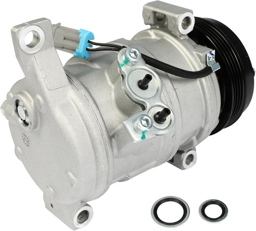 A/C Compressor with Clutch for 2000-2013 Chevrolet Suburban 1500/2500 & GMC Yukon XL 1500/2500 6.0L - KUDUPARTS